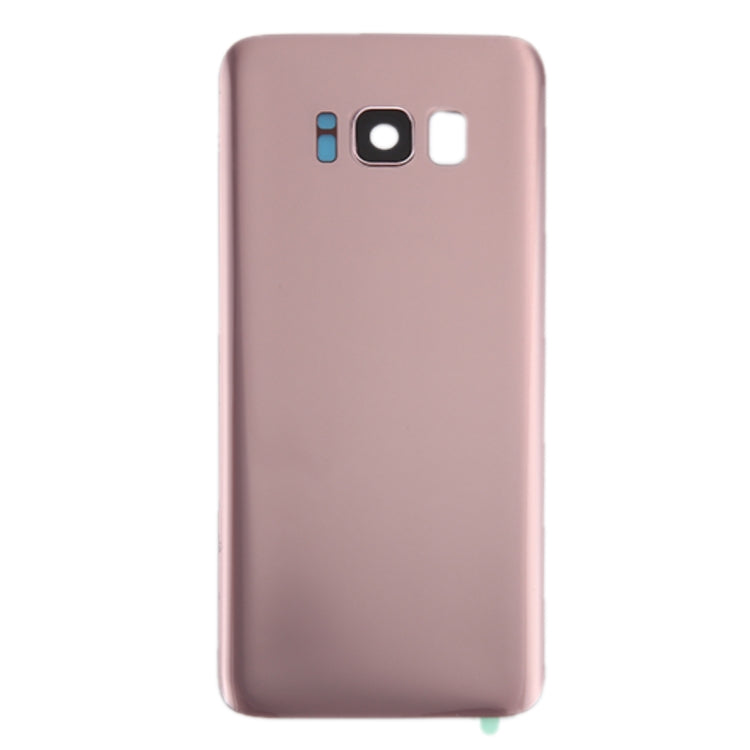 For Galaxy S8+ / G955 Battery Back Cover with Camera Lens Cover & Adhesive (Rose Gold) - Back Cover by PMC Jewellery | Online Shopping South Africa | PMC Jewellery | Buy Now Pay Later Mobicred