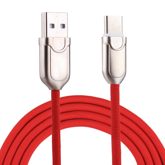 1m 2A USB-C / Type-C to USB 2.0 Data Sync Quick Charger Cable(Red) - USB-C & Type-C Cable by PMC Jewellery | Online Shopping South Africa | PMC Jewellery | Buy Now Pay Later Mobicred