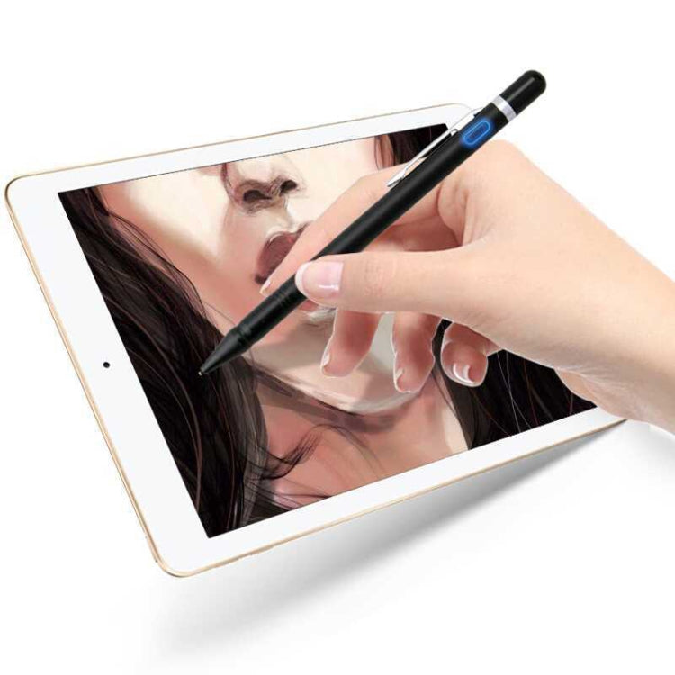 1.5-2.3mm Rechargeable Capacitive Touch Screen Active Stylus Pen(White) - Stylus Pen by PMC TechLife | Online Shopping South Africa | PMC TechLife | Buy Now Pay Later Mobicred