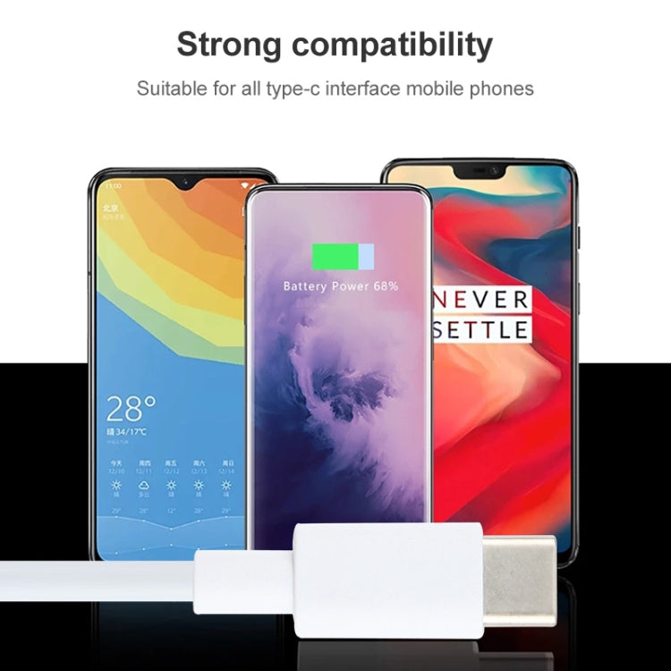 2m 2A USB-C / Type-C 3.1 Male to USB-C / Type-C 3.1  Male Adapter Cable(White) - USB-C & Type-C Cable by PMC TechLife | Online Shopping South Africa | PMC TechLife | Buy Now Pay Later Mobicred