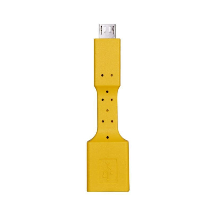 5 PCS Micro USB Male to USB 3.0 Female OTG Adapter (Yellow) - free shipping - PMC Jewellery - Order now!