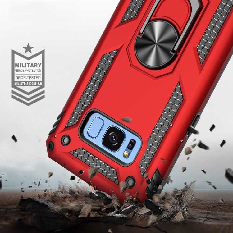 Armor Shockproof TPU + PC Protective Case for Galaxy S8, with 360 Degree Rotation Holder(Red) - Galaxy Phone Cases by PMC Jewellery | Online Shopping South Africa | PMC Jewellery