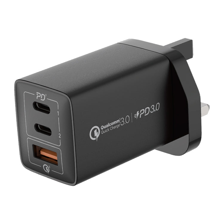 MOMAX UM30 PD 67W Fast Charger Power Adapter, UK Plug(Black) - free shipping - PMC TechLife - Order now!