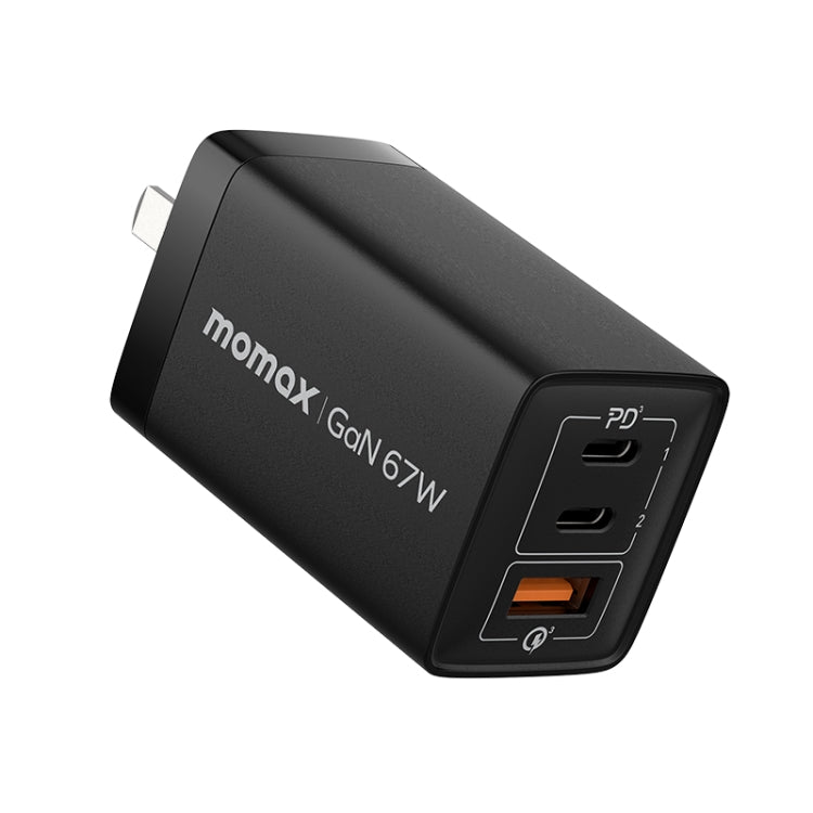 MOMAX UM30 PD 67W Fast Charger Power Adapter, CN Plug(Black) - free shipping - PMC TechLife - Order now!