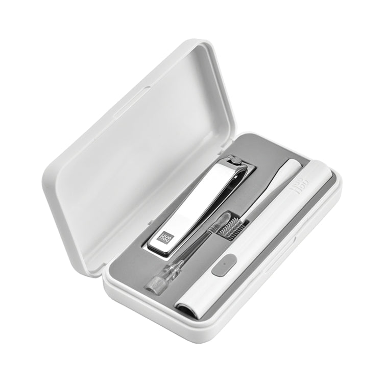 Original Xiaomi Youpin Huohou Portable USB LED Ear Nail Care Kit (White) - Nail Clipper by Xiaomi | Online Shopping South Africa | PMC Jewellery | Buy Now Pay Later Mobicred