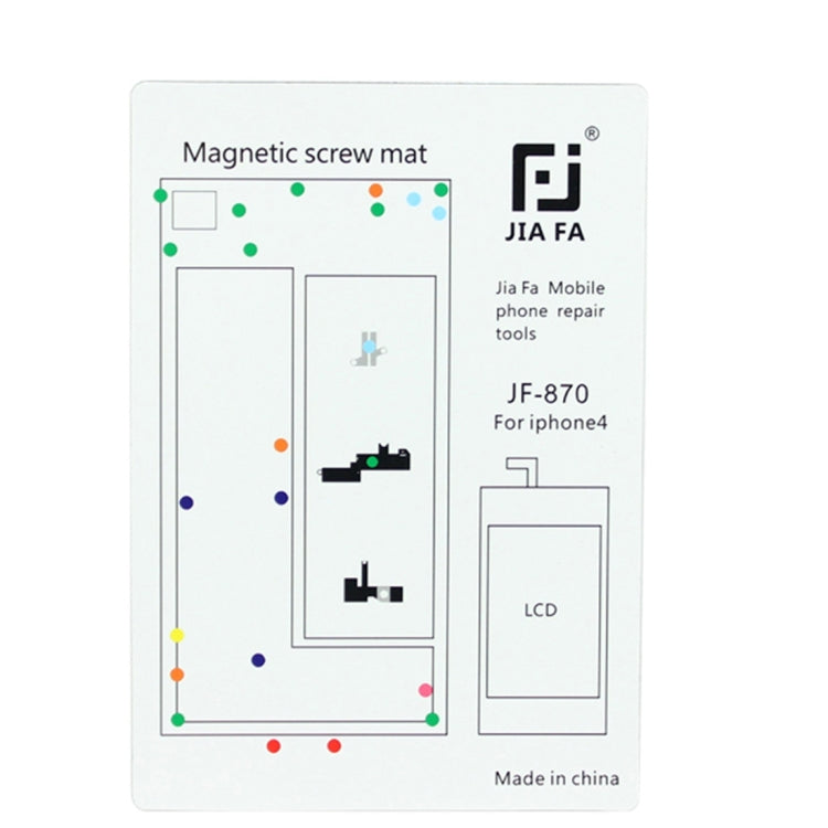 JIAFA Magnetic Screws Mat for iPhone 4 - free shipping - PMC TechLife - Order now!
