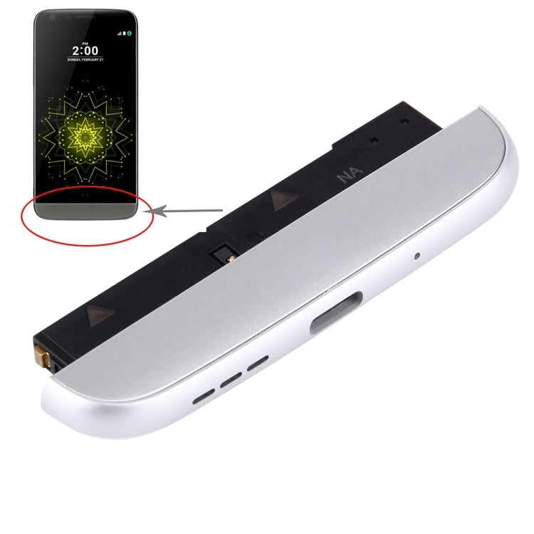 (Charging Dock + Microphone + Speaker Ringer Buzzer) Module for LG G5 / LS992 (US Version)(Silver) - For LG by PMC TechLife | Online Shopping South Africa | PMC TechLife | Buy Now Pay Later Mobicred
