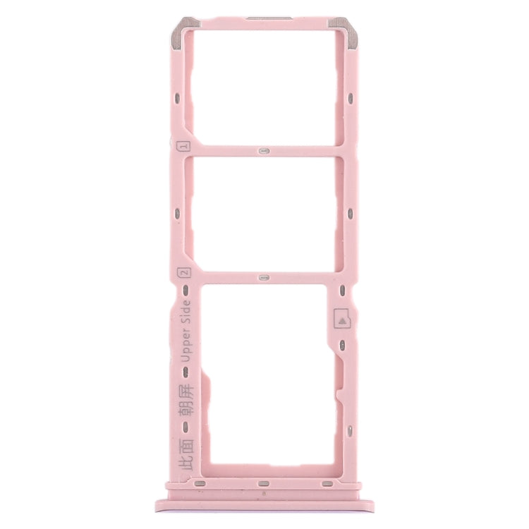 For Vivo Y97 2 x SIM Card Tray + Micro SD Card Tray (Rose Gold) - Card Tray by PMc TechLife | Online Shopping South Africa | PMc TechLife | Buy Now Pay Later Mobicred