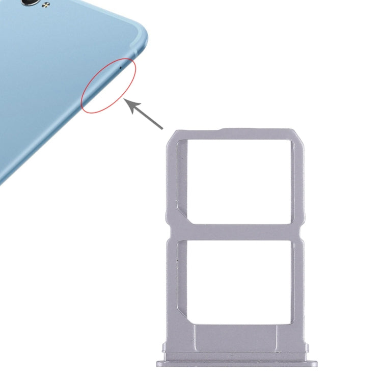 For Vivo X9i 2 x SIM Card Tray (Grey) - Card Tray by PMc TechLife | Online Shopping South Africa | PMc TechLife | Buy Now Pay Later Mobicred