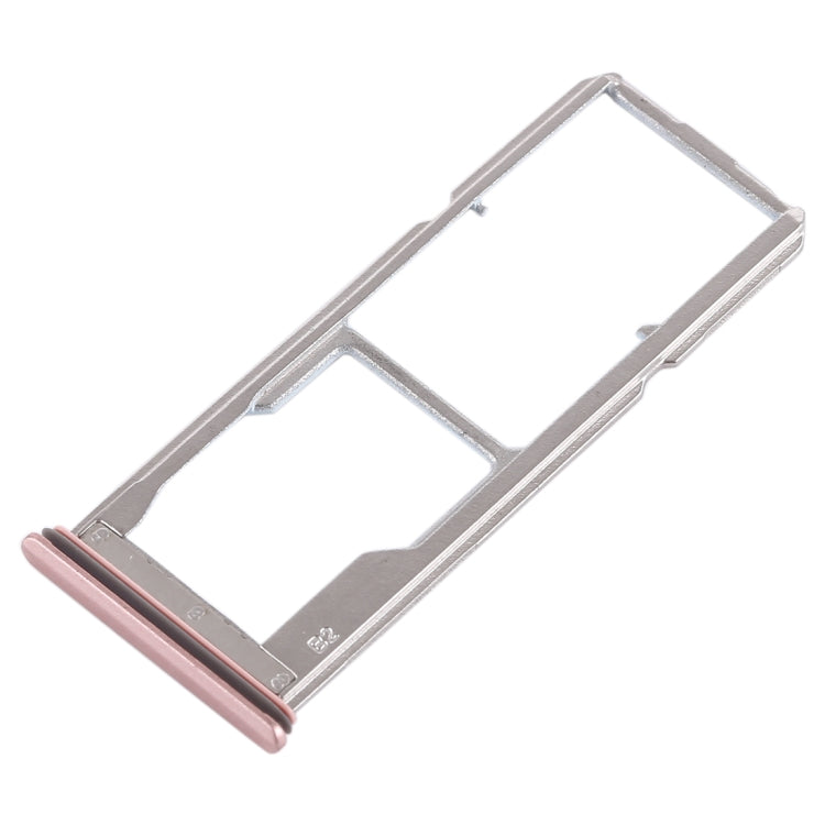 For Vivo Y69 2 x SIM Card Tray + Micro SD Card Tray (Rose Gold) - Card Socket by PMc TechLife | Online Shopping South Africa | PMc TechLife | Buy Now Pay Later Mobicred