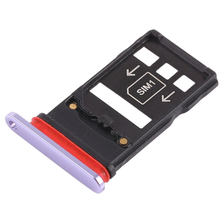 2 x SIM Card Tray for Huawei Mate 20 X (Silver) - Card Socket by PMc TechLife | Online Shopping South Africa | PMc TechLife | Buy Now Pay Later Mobicred