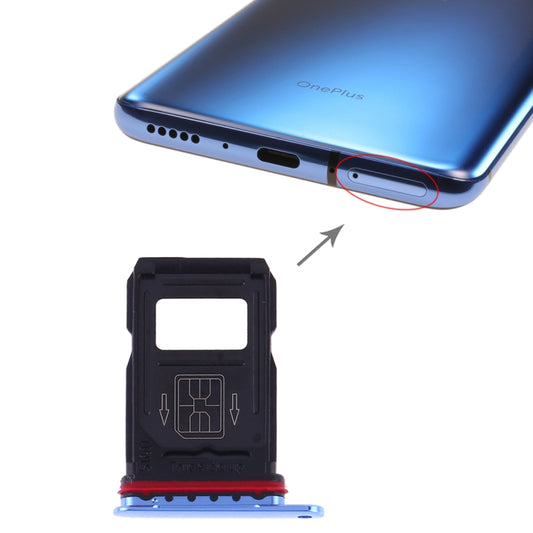 For OnePlus 7 Pro SIM Card Tray + SIM Card Tray (Blue) - Card Tray by PMC Jewellery | Online Shopping South Africa | PMC Jewellery | Buy Now Pay Later Mobicred