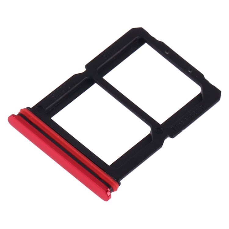 For OnePlus 7 SIM Card Tray + SIM Card Tray (Red) - Card Tray by PMC TechLife | Online Shopping South Africa | PMC TechLife | Buy Now Pay Later Mobicred