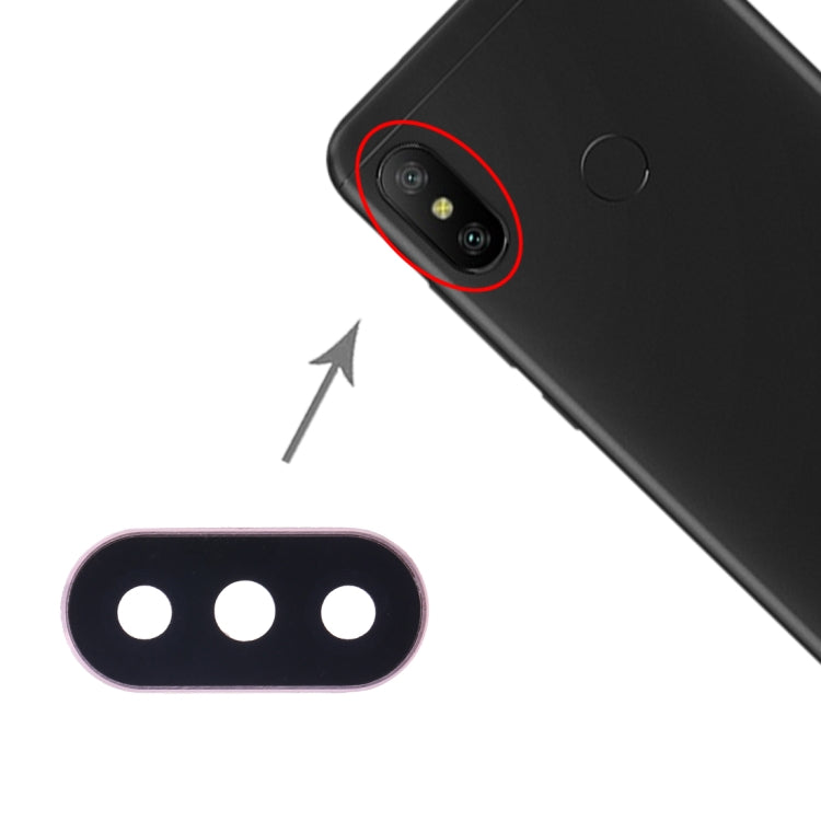 10 PCS Camera Lens Cover for Xiaomi Redmi 6 Pro / MI A2 Lite(Gold) - Camera by PMc TechLife | Online Shopping South Africa | PMc TechLife | Buy Now Pay Later Mobicred