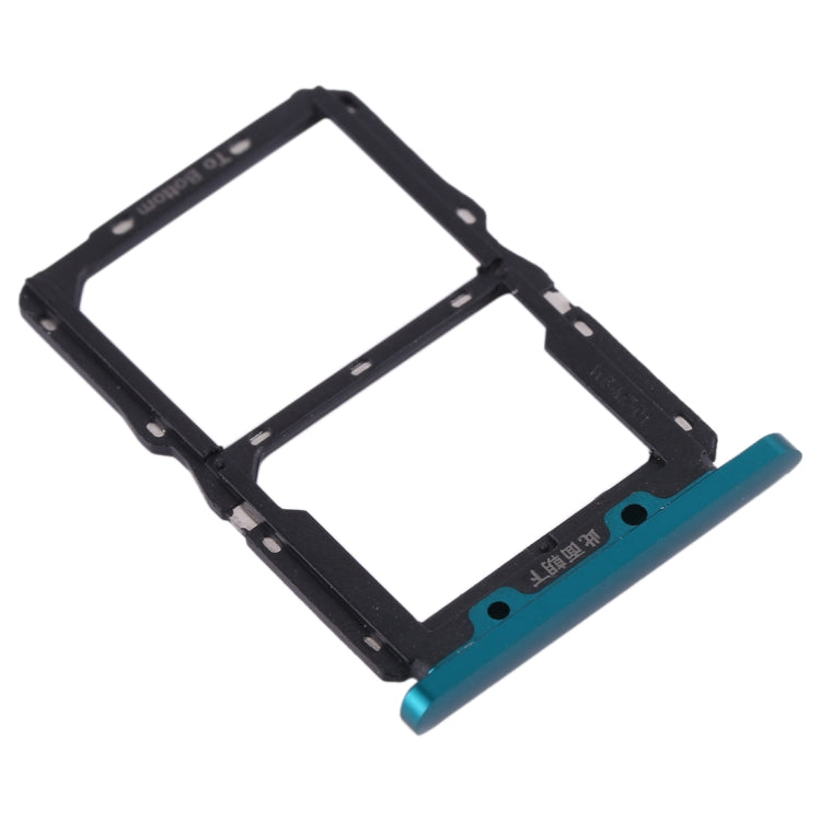 SIM Card Tray + NM Card Tray for Huawei Nova 5 (Green) - free shipping - PMC TechLife - Order now!