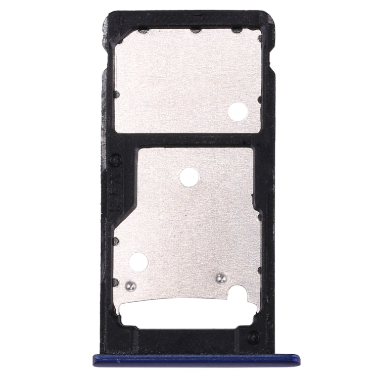 For Huawei Enjoy 7 Plus / Y7 Prime SIM Card Tray & SIM / Micro SD Card Tray(Dark Blue) - Card Socket by PMc TechLife | Online Shopping South Africa | PMc TechLife | Buy Now Pay Later Mobicred