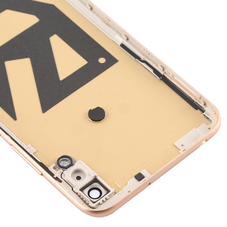Battery Back Cover with Camera Lens & Side Keys for Huawei Enjoy 9e(Coffee) - Back Cover by PMC TechLife | Online Shopping South Africa | PMC TechLife | Buy Now Pay Later Mobicred