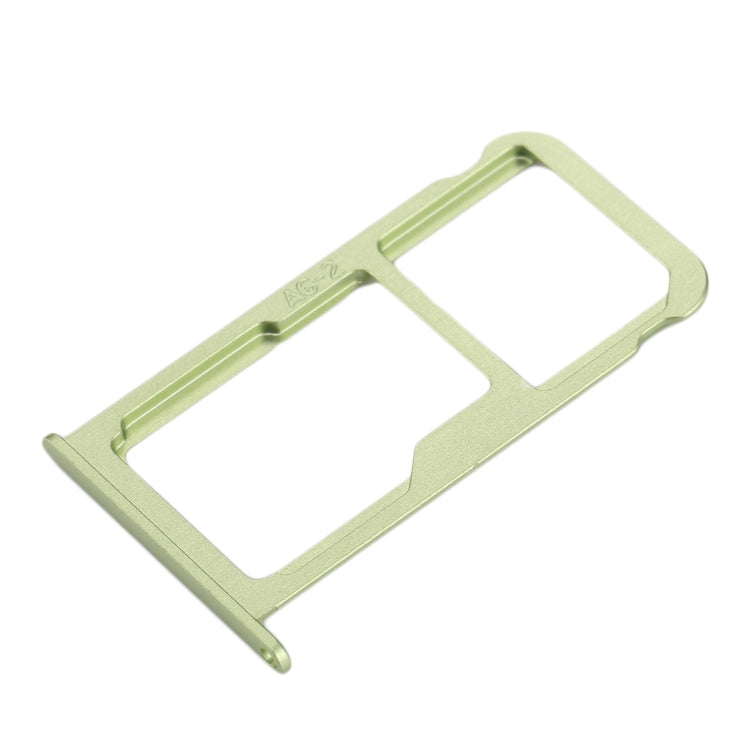 For Huawei P10 SIM Card Tray & SIM / Micro SD Card Tray(Green) - Card Socket by PMc TechLife | Online Shopping South Africa | PMc TechLife | Buy Now Pay Later Mobicred