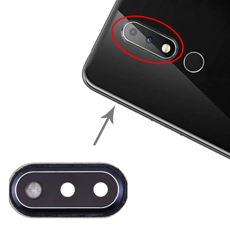 Camera Lens Cover for Nokia X6(Blue) - Camera by PMC TechLife | Online Shopping South Africa | PMC TechLife