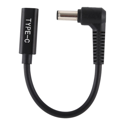 DP 6.0 x 0.6mm to Type-C Female Power Adapter Charger Cable (Black) - Universal Power Adapter by PMC Jewellery | Online Shopping South Africa | PMC Jewellery | Buy Now Pay Later Mobicred