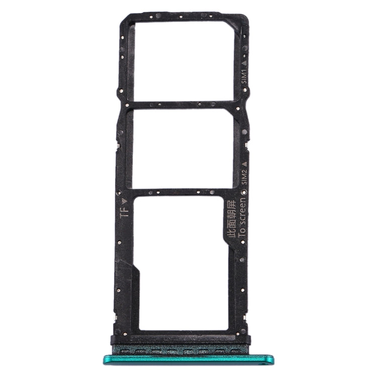 SIM Card Tray + SIM Card Tray + Micro SD Card Tray for Huawei P40 Lite E / Enjoy 10(Green) - free shipping - PMc TechLife - Order now!