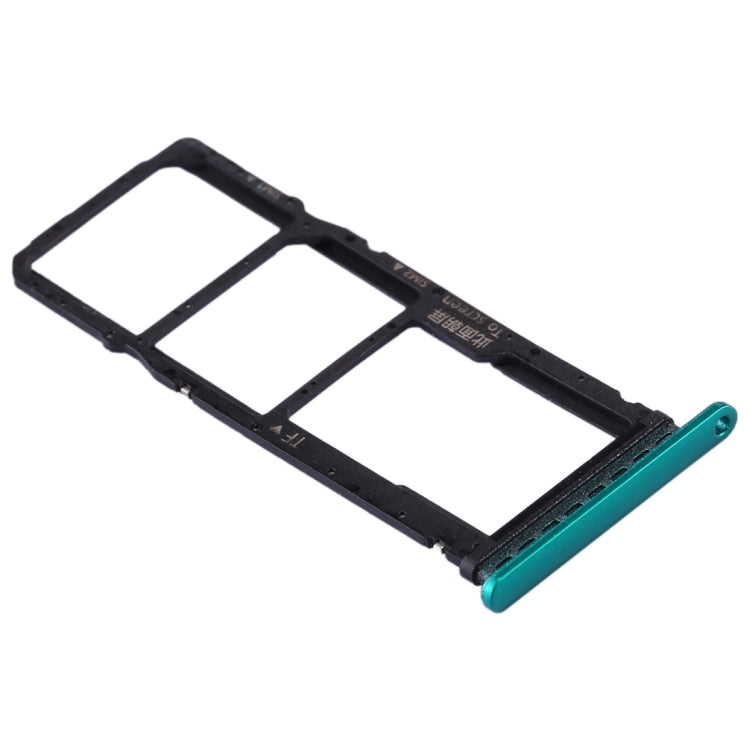 SIM Card Tray + SIM Card Tray + Micro SD Card Tray for Huawei P40 Lite E / Enjoy 10(Green) - free shipping - PMc TechLife - Order now!