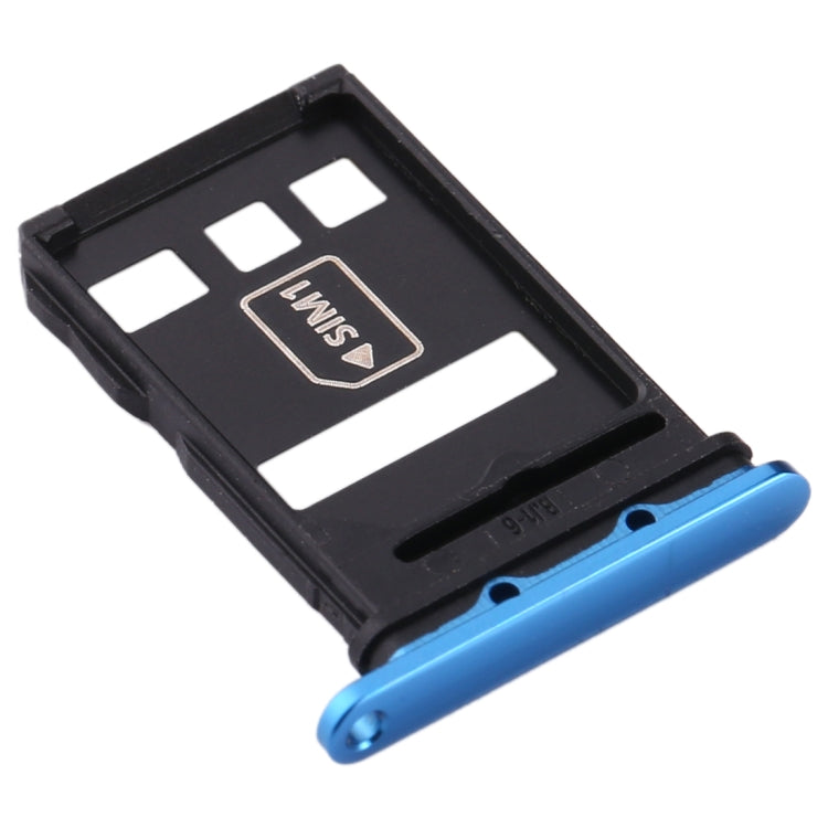 SIM Card Tray + NM Card Tray for Huawei P40 (Blue) - Card Socket by PMc TechLife | Online Shopping South Africa | PMc TechLife | Buy Now Pay Later Mobicred