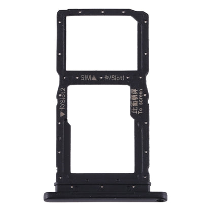 SIM Card Tray + SIM Card Tray / Micro SD Card Tray for Huawei P smart Pro 2019 (Black) - Card Socket by PMC Jewellery | Online Shopping South Africa | PMC Jewellery