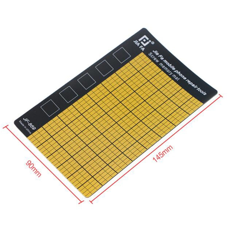 JF-869 Universal Magnetic Screws Mat for Phone Repair, Size: 14.5x9cm - Magnetic Screws Mat by JIAFA | Online Shopping South Africa | PMC Jewellery | Buy Now Pay Later Mobicred