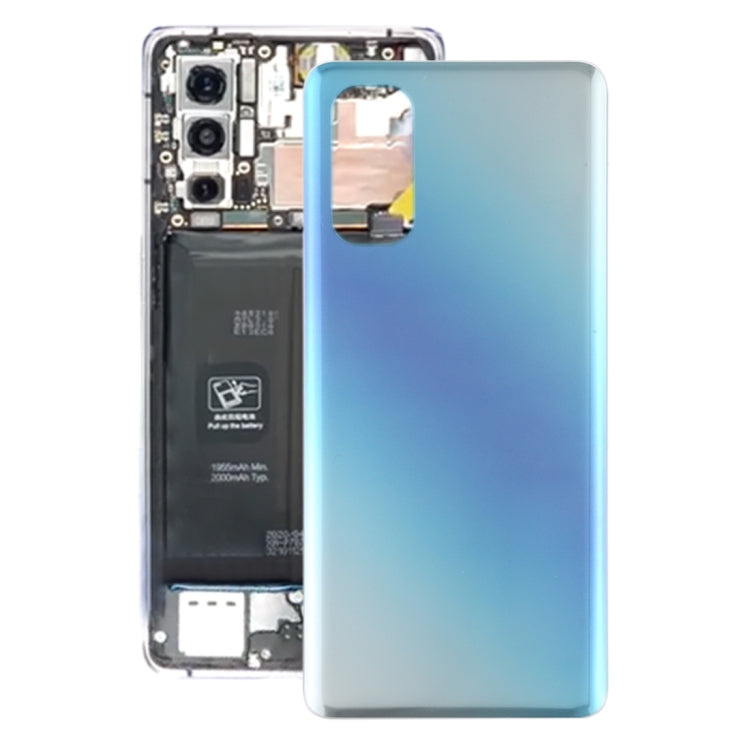 For OPPO Reno4 Pro 5G Battery Back Cover (Blue) - Back Cover by PMC Jewellery | Online Shopping South Africa | PMC Jewellery | Buy Now Pay Later Mobicred