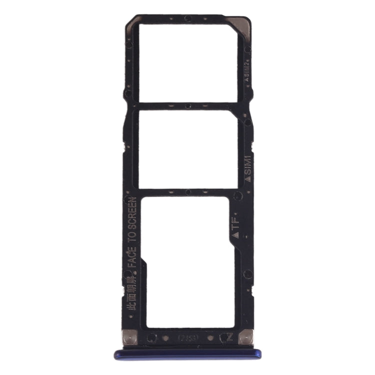 SIM Card Tray + SIM Card Tray + Micro SD Card Tray for Xiaomi Mi Play(Blue) - Card Tray by PMc TechLife | Online Shopping South Africa | PMc TechLife | Buy Now Pay Later Mobicred