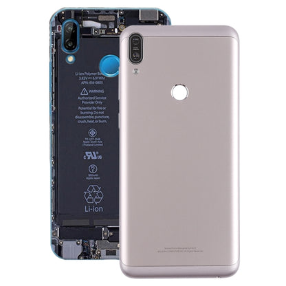 Back Cover with Camera Lens & Side Keys for Asus Zenfone Max Pro (M1) / ZB601KL(Silver) - Back Cover by PMC Jewellery | Online Shopping South Africa | PMC Jewellery | Buy Now Pay Later Mobicred