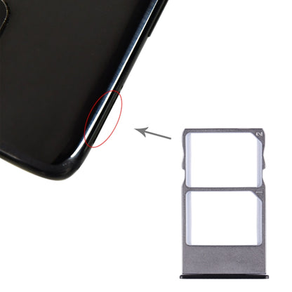 For Meizu 15 Plus SIM Card Tray + SIM Card Tray (Black) - Card Socket by PMC Jewellery | Online Shopping South Africa | PMC Jewellery | Buy Now Pay Later Mobicred