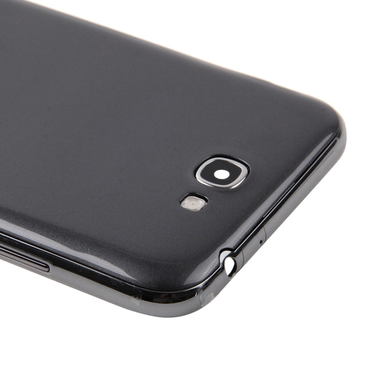 For Galaxy Note II / N7100 Middle Frame Bezel + Battery Back Cover (Black) - free shipping - PMc TechLife - Order now!