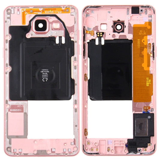 For Galaxy A5 (2016) / A5100 Middle Frame Bezel (Pink) - Frame Bezel Plate by PMC Jewellery | Online Shopping South Africa | PMC Jewellery | Buy Now Pay Later Mobicred