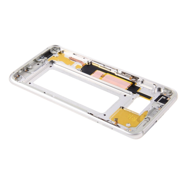 For Galaxy S7 Edge / G935 Front Housing LCD Frame Bezel Plate (Silver) - free shipping - PMc TechLife - Order now!