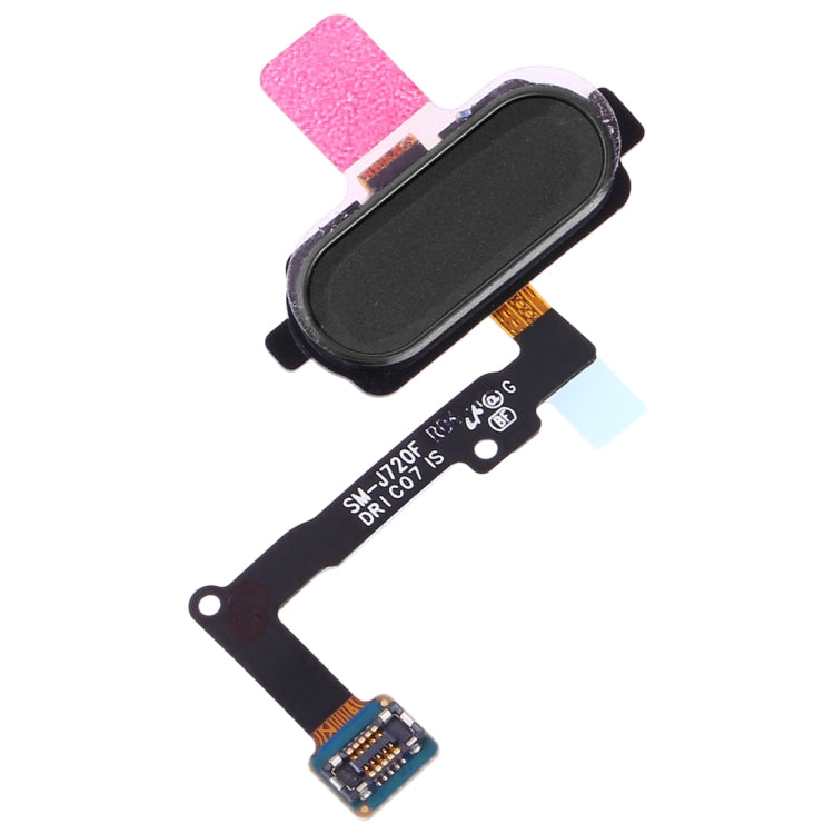 For Galaxy J7 Duo SM-J720F Fingerprint Sensor Flex Cable(Black) - Flex Cable by PMC Jewellery | Online Shopping South Africa | PMC Jewellery | Buy Now Pay Later Mobicred