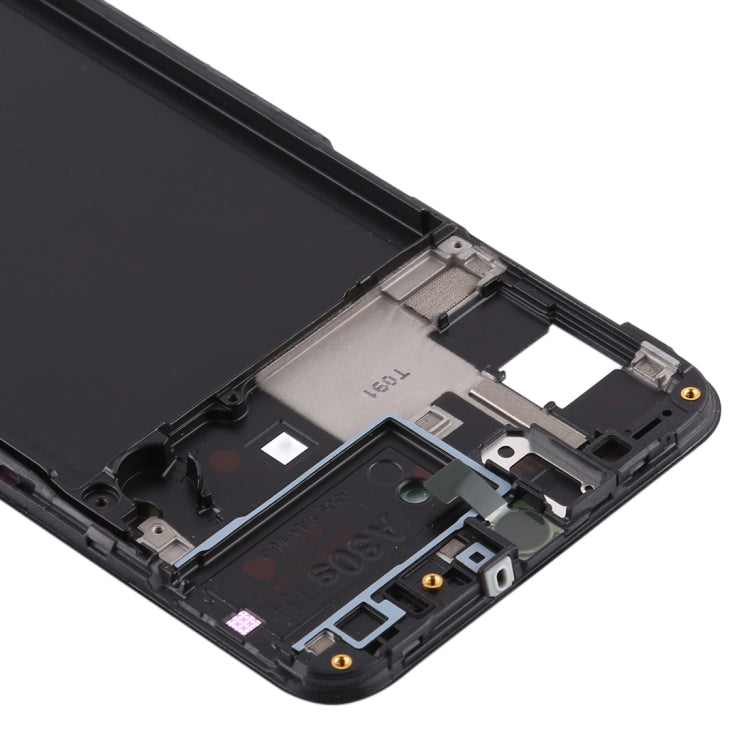 For Samsung Galaxy A30s  Front Housing LCD Frame Bezel Plate (Black) - free shipping - PMc TechLife - Order now!