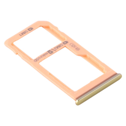 For Samsung Galaxy A60 SIM Card Tray + SIM Card Tray / Micro SD Card Tray (Gold) - Card Socket by PMC Jewellery | Online Shopping South Africa | PMC Jewellery | Buy Now Pay Later Mobicred