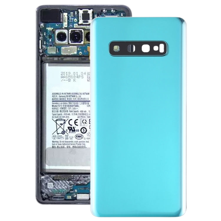 For Galaxy S10+ Battery Back Cover with Camera Lens (Green) - free shipping - PMc TechLife - Order now!