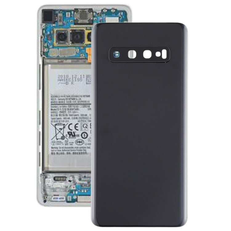 For Galaxy S10 Battery Back Cover with Camera Lens (Black) - free shipping - PMc TechLife - Order now!
