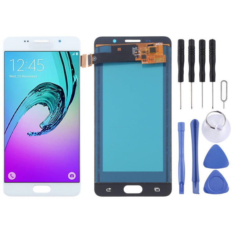 TFT LCD Screen for Galaxy A5 (2016) / A510 with Digitizer Full Assembly (White) - free shipping - PMc TechLife - Order now!