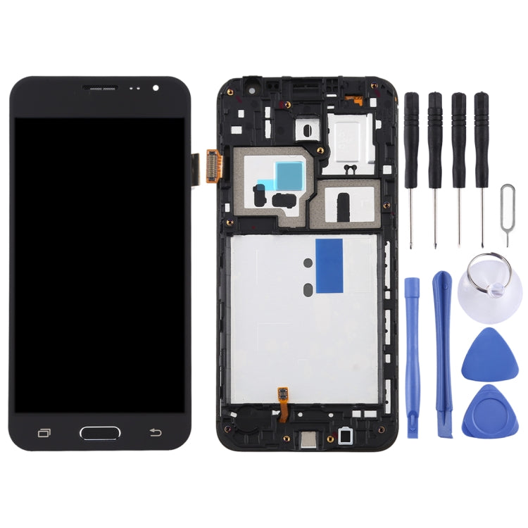 TFT LCD Screen for Galaxy J3 (2016) / J320F Digitizer Full Assembly with Frame (Black) - free shipping - PMc TechLife - Order now!