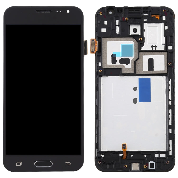 TFT LCD Screen for Galaxy J3 (2016) / J320F Digitizer Full Assembly with Frame (Black) - free shipping - PMc TechLife - Order now!