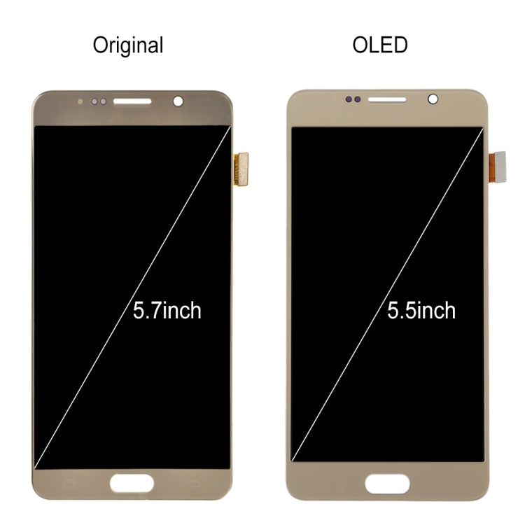 5.5 inch OLED LCD Screen for Samsung Galaxy Note 5 with Digitizer Full Assembly (White) - free shipping - PMc TechLife - Order now!