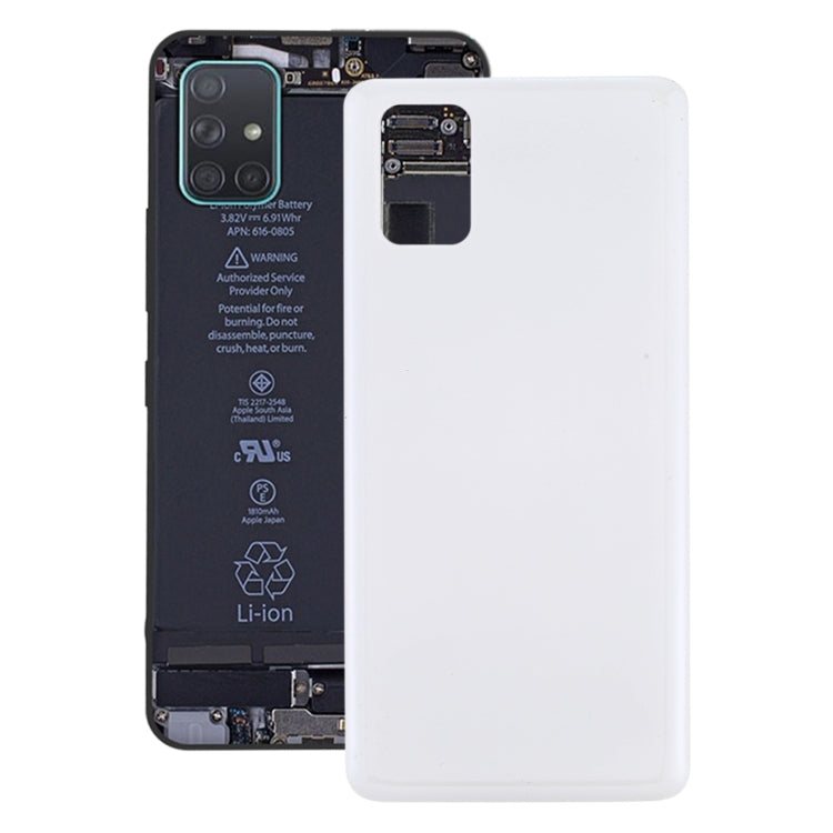 For Samsung Galaxy M51 Battery Back Cover (White) - free shipping - PMc TechLife - Order now!