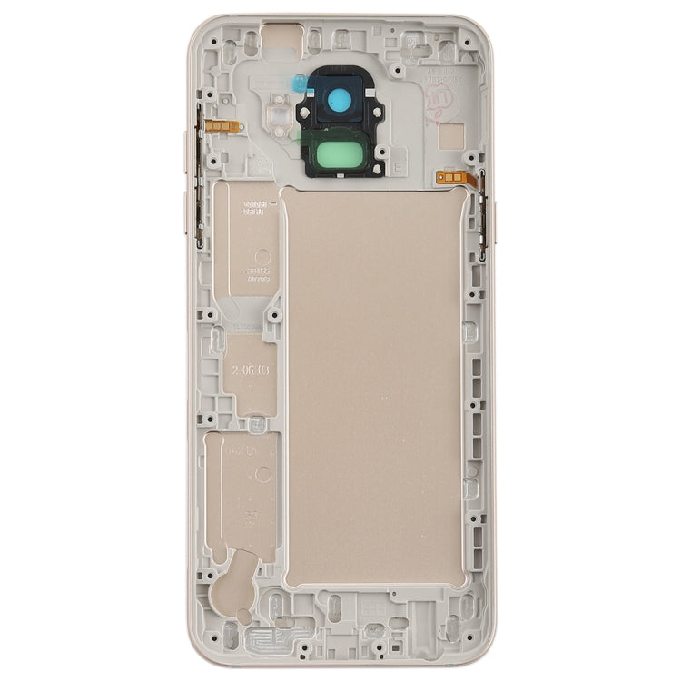 For Galaxy A6 (2018) / A600F Back Cover with Side Keys & Camera Lens (Gold) - free shipping - PMc TechLife - Order now!