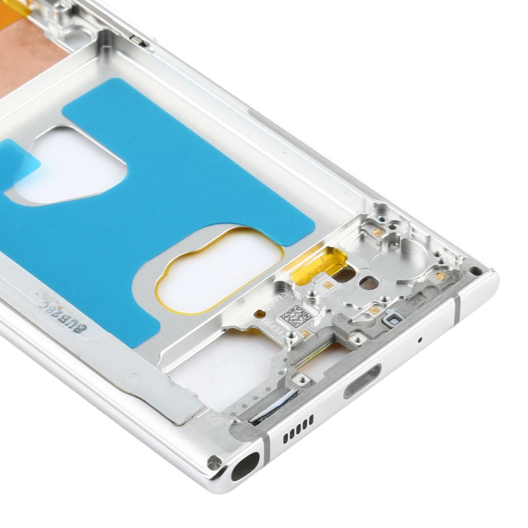 For Samsung Galaxy Note10 5G SM-N971  Middle Frame Bezel Plate (Silver) - free shipping - PMc TechLife - Order now!