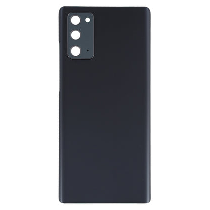 For Samsung Galaxy Note20 Battery Back Cover with Camera Lens Cover (Black) - Back Cover by PMC Jewellery | Online Shopping South Africa | PMC Jewellery | Buy Now Pay Later Mobicred