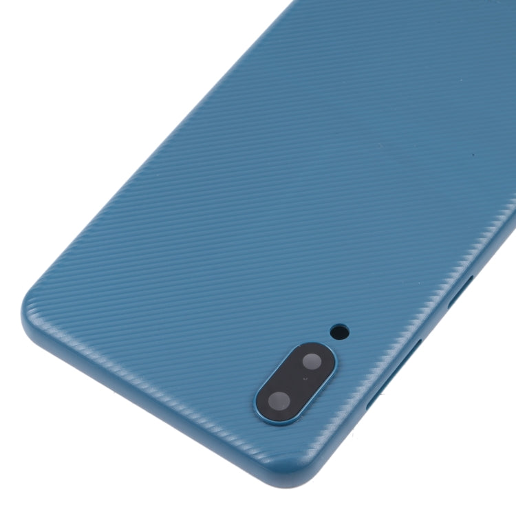 For Samsung Galaxy A02 Battery Back Cover with Camera Lens Cover (Blue) - free shipping - PMc TechLife - Order now!